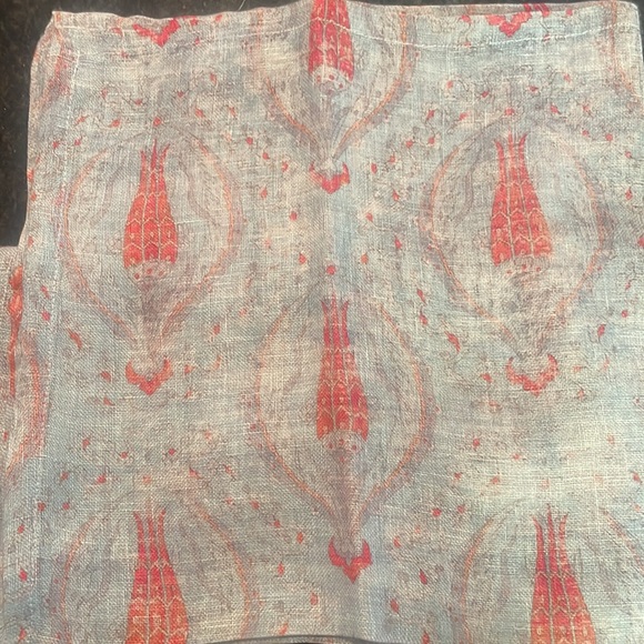 Nicolette Mayer pale blue linen napkins(3) - Picture 3 of 3